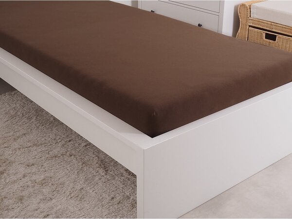 Lenzuolo marrone scuro 180x200 cm - B.E.S