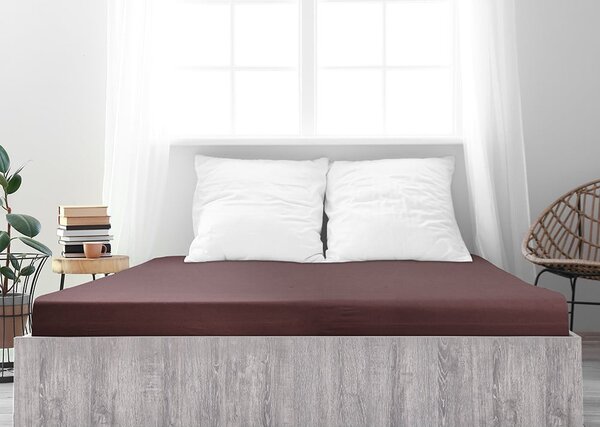 Lenzuolo marrone scuro 180x200 cm - B.E.S
