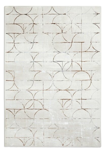 Tappeto beige/argento 170x120 cm Creation - Think Rugs