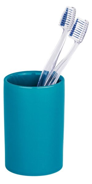 Bicchiere per spazzolino da denti blu Petrol Polaris - Wenko