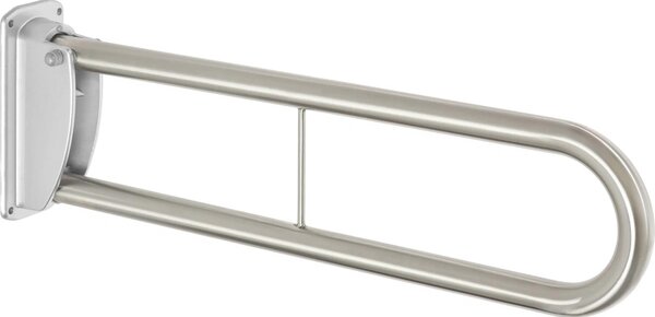 Deante VITAL Maniglione per WC – Maniglione ribaltabile – 76 cm – Acciaio inox – Portata massima 150 kg – Senza barriere architettoniche