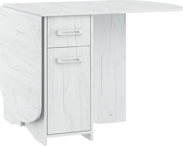 Tavolo da pranzo EXPERT X 40-160 cm CRAFT WHITE Tavolo da pranzo allungabile Tavolo da cucina Tavolo allungabile Tavoli da pranzo pieghevoli
