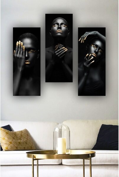 Dipinti in set di 3 pezzi 20x50 cm - Wallity