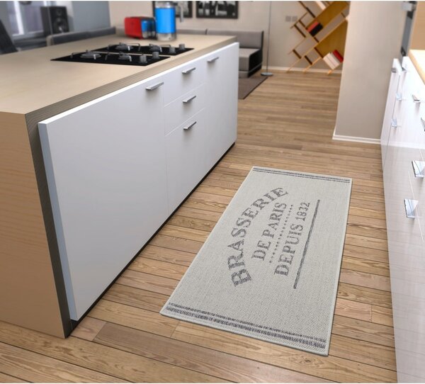 Passatoia grigia/color crema 62x150 cm Cucina – Hanse Home