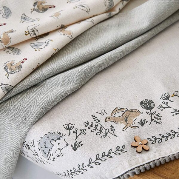 Set di strofinacci in cotone 3 pz 45x65 cm Country Animals – Cooksmart ®