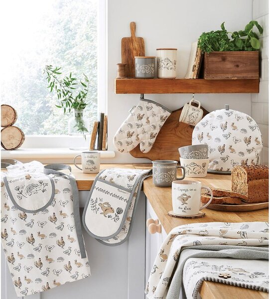 Guanto da cucina in cotone Country Animals - Cooksmart ®