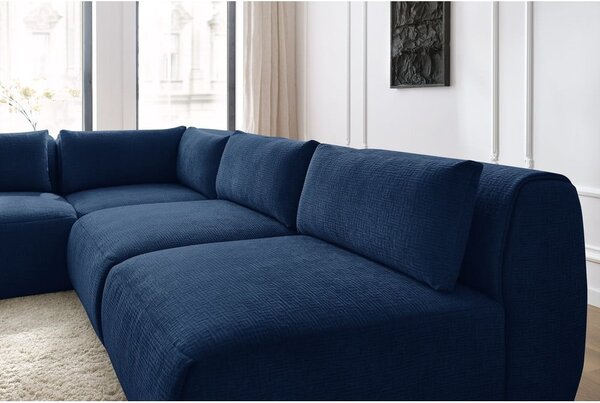 Divano angolare blu scuro (variabile) Jeanne - Bobochic Paris