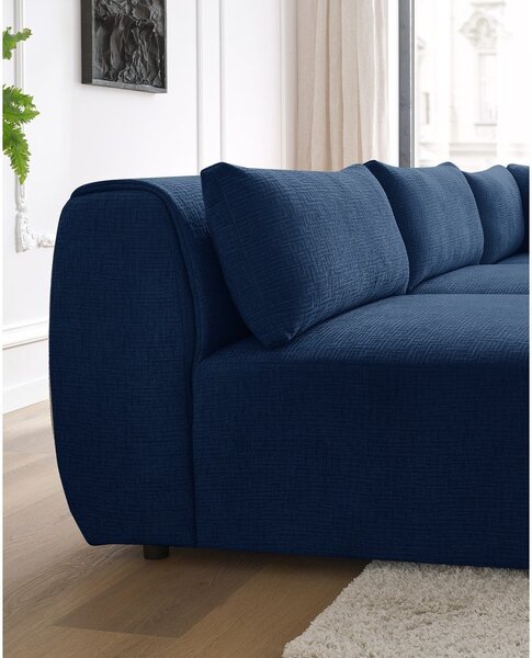 Divano angolare blu scuro (variabile) Jeanne - Bobochic Paris