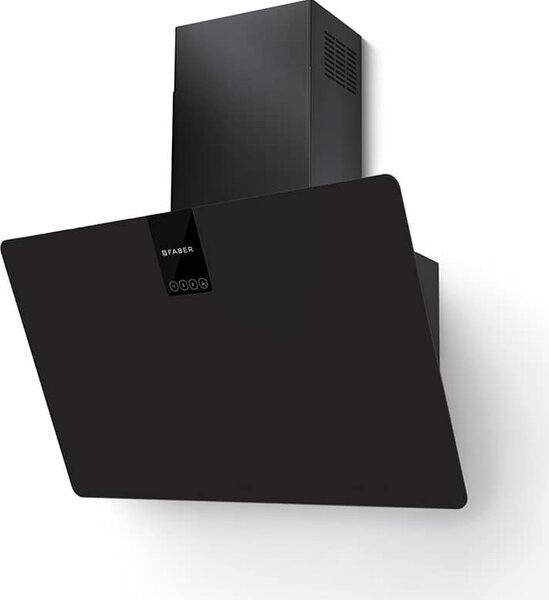 Faber Cappa Cucina Aspirante a Parete Larghezza 80 cm Profondit 39 cm Classe A+ colore Nero - 330.0597.526 Soft Edge Black Ingo A80