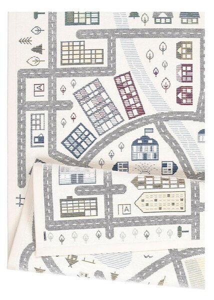 Tappeto per bambini bifacciale bianco, 160 x 230 cm Ülejõe - Narma