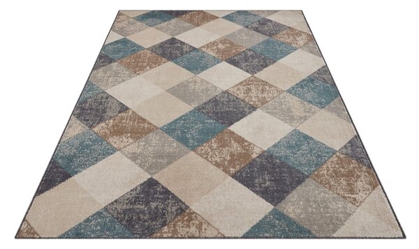 Tappeto blu/beige 120x170 cm Terrain – Hanse Home