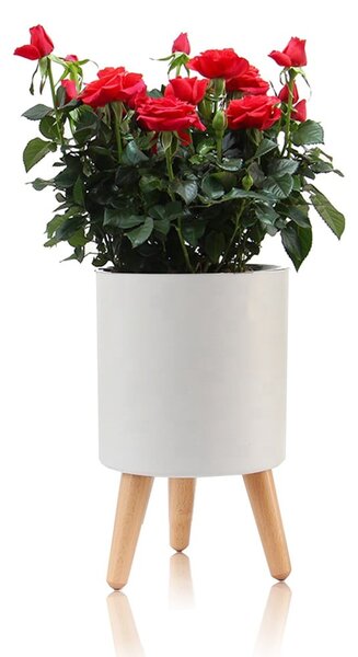 Vaso autoinnaffiante in plastica ø 19 cm Calla - Tomasucci