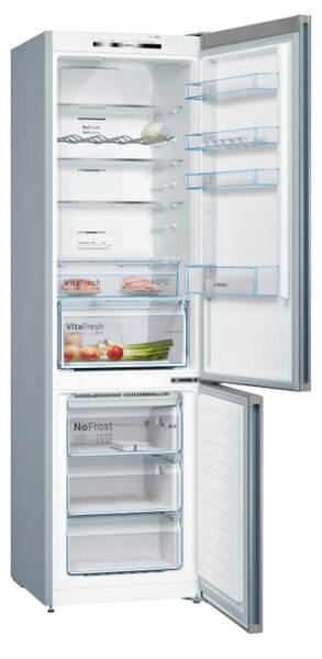 Bosch Frigorifero Combinato Capacit 368 Litri Classe energetica E Raffreddamento No Frost colore Acciaio Inox - KGN39VIEB Serie 4