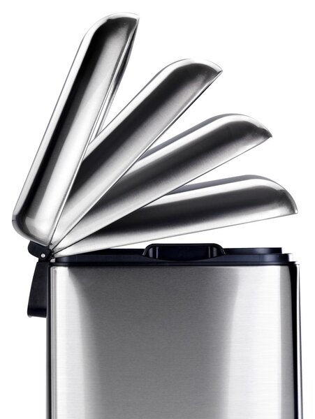 Cestino per rifiuti in acciaio inox 24 l Studio Duo - Wenko