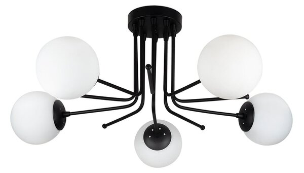 Apparecchio da soffitto nero, altezza 34 cm Star - Squid Lighting