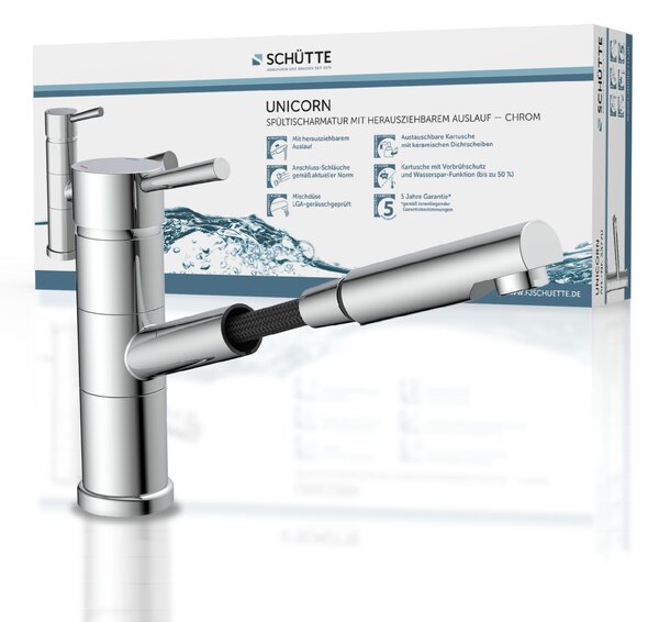 Miscelatore per lavello SCHÜTTE UNICORN cromo