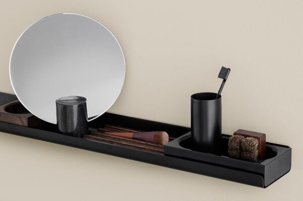 Mensola da bagno in metallo nero, lunghezza 51 cm Modo - Blomus