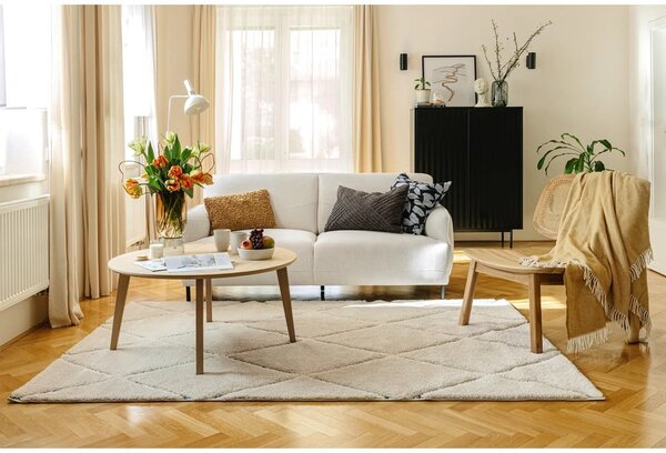 Tappeto beige , 80 x 150 cm Swansea Line - Universal