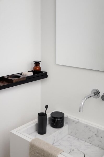 Mensola da bagno in metallo nero, lunghezza 51 cm Modo - Blomus