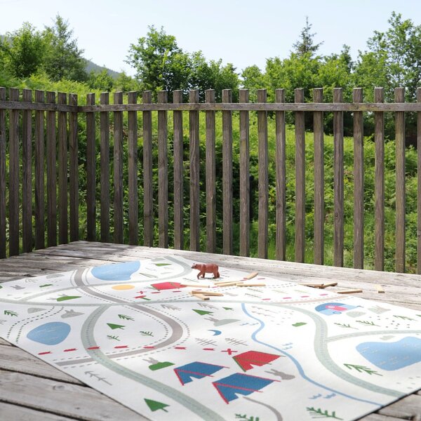 Tappeto per bambini , 123 x 180 cm Little Camper - Nattiot