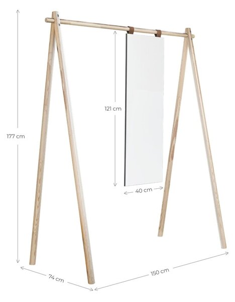 Appendiabiti in legno di pino Hongi - Karup Design