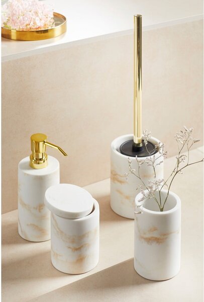 Dispenser di sapone in poliresina bianca 0,381 l Odos - Wenko