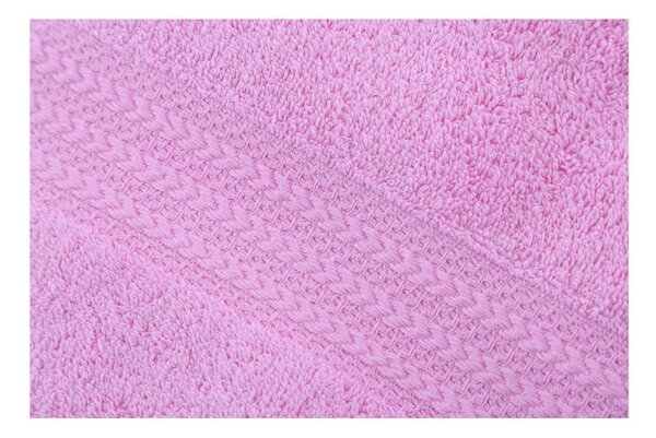 Asciugamano rosa in puro cotone, 30 x 50 cm - Foutastic