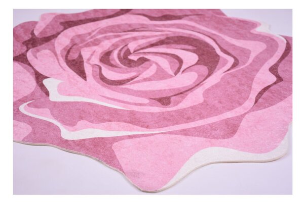 Tappeto Rose Duro, ⌀ 80 cm Pembe - Vitaus