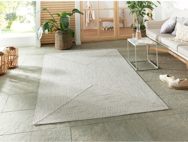 Tappeto per esterni bianco/beige 230x160 cm - NORTHRUGS