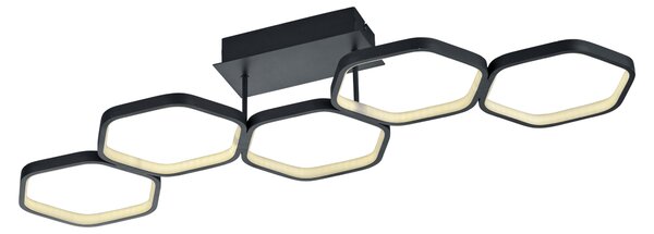 Lampada da soffitto LED Reality VIGO, colore antracite