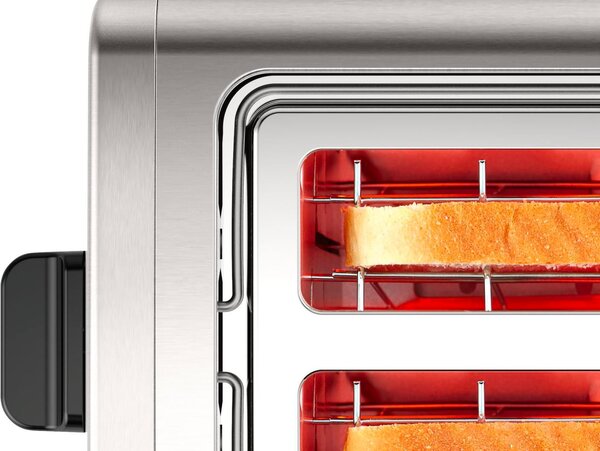 Bosch Tostapane 2 Fette Potenza 970 Watt Funzione scongelamento Autospegnimento colore Inox - TAT3P420