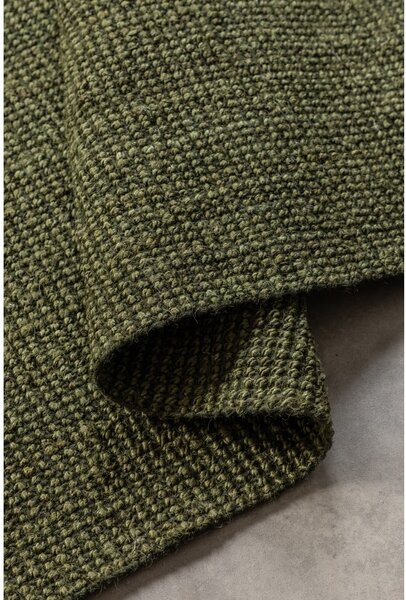 Tappeto color kaki in iuta 160x230 cm Bouclé – Hanse Home