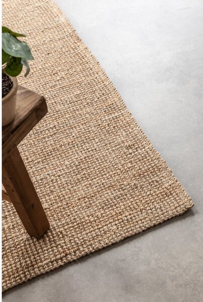 Tappeto di colore naturale in iuta 60x90 cm Bouclé – Hanse Home