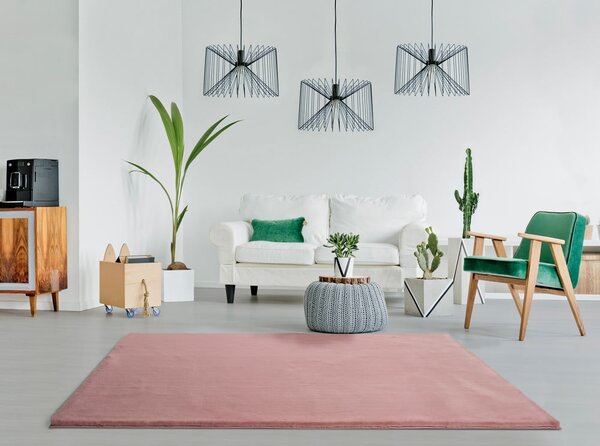 Tappeto rosa , 120 x 180 cm Fox Liso - Universal