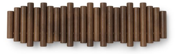 Attaccapanni da parete marrone scuro in pino massiccio 61 cm Picket – Umbra