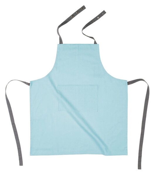 Grembiule da cucina in cotone blu turchese - Tiseco Home Studio
