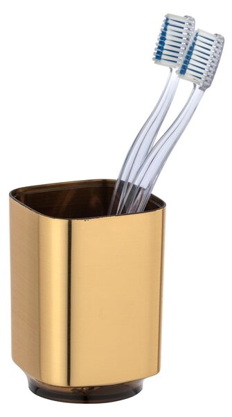 Bicchiere per spazzolino da denti in oro Auron - Wenko