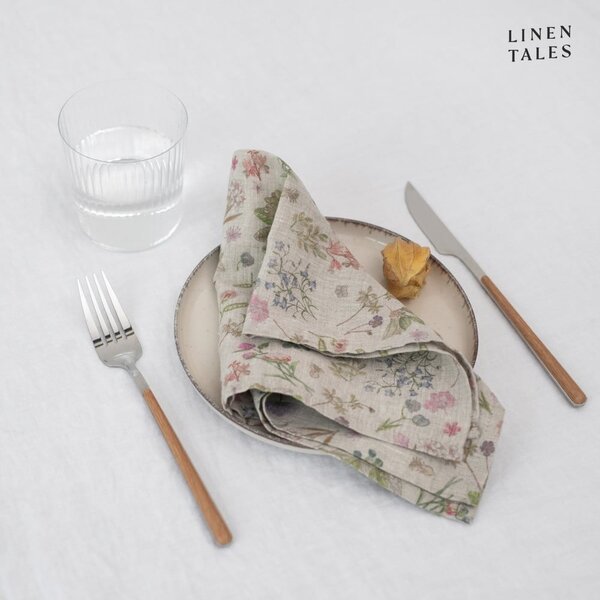 Tovaglioli in lino in set da 2 Botany 2 - Linen Tales