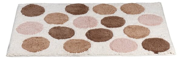 Tappetino per il bagno marrone/beige in cotone organico 60x90 cm Tibet – Wenko