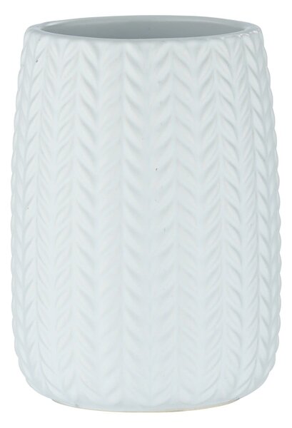 Tazza in ceramica bianca per spazzolini da denti Barinas - Wenko
