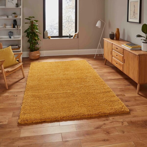 Tappeto giallo senape , 120 x 170 cm Sierra - Think Rugs