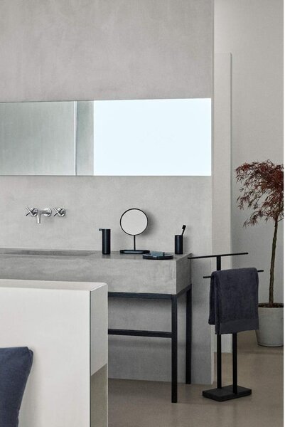 Asciugamano in cotone grigio, 50 x 100 cm - Blomus