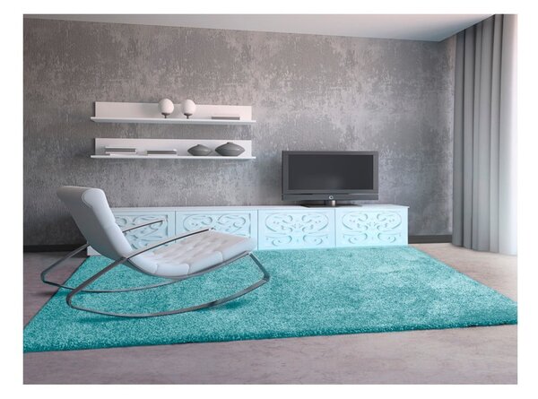 Tappeto azzurro , 160 x 230 cm Aqua Liso - Universal
