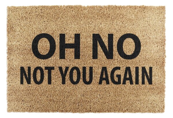 Zerbino in cocco 40x60 cm Not You Again - Artsy Doormats