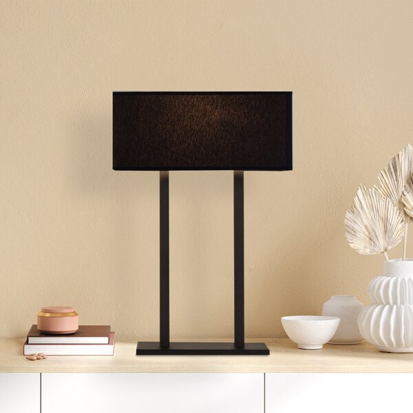 Opviq, Salihini - MR-615, lampada da tavolo, nero, metallo, 35 x 15 x 52 cm