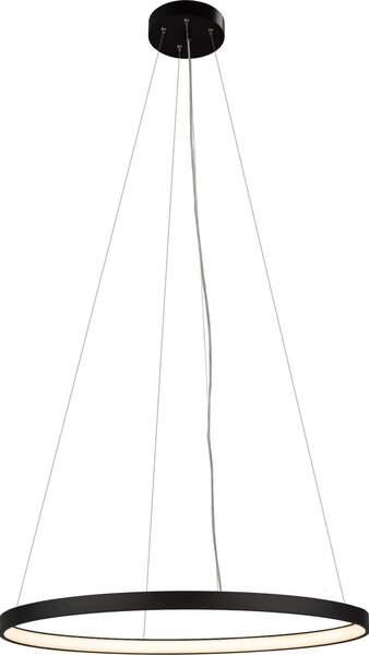 Lampadario a LED AGARI nero 54 W, bianco caldo, 6666 lm, alluminio, dimensioni: 150 x 87 x 87 cm, IP20, Shilo