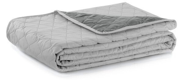 Copriletto grigio in microfibra double-face , 200 x 220 cm Axel - DecoKing