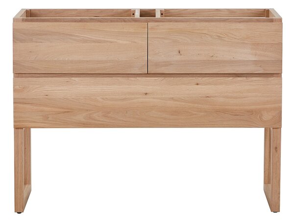 Mobile sotto lavabo in rovere massello Naturale chiaro 120 cm - TARELO