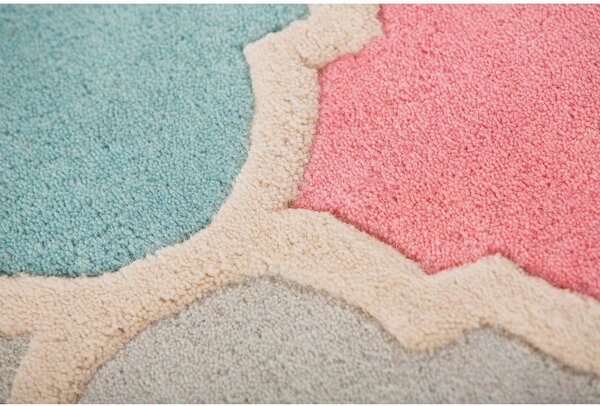 Tappeto in lana rosa 120x170 cm Rosella - Flair Rugs