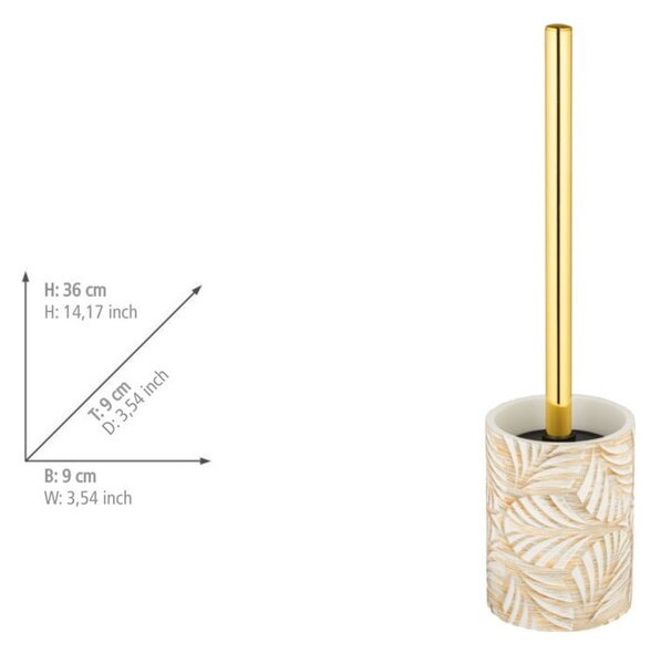 Scopino in poliresina beige Terralba - Wenko